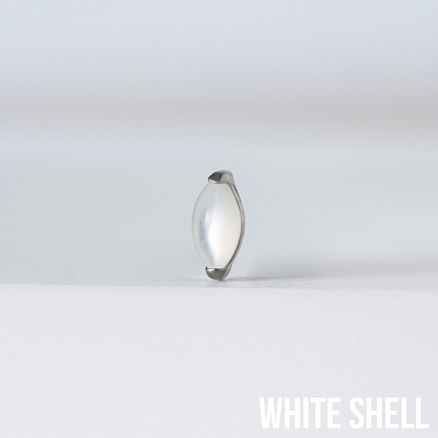 Накрутка Almond Natural Stone White Shell 1.2 мм